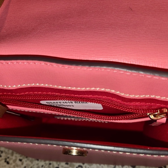 Dooney & Bourke Pink Backpack with Gold-Toned Logo - Picture 7 of 7